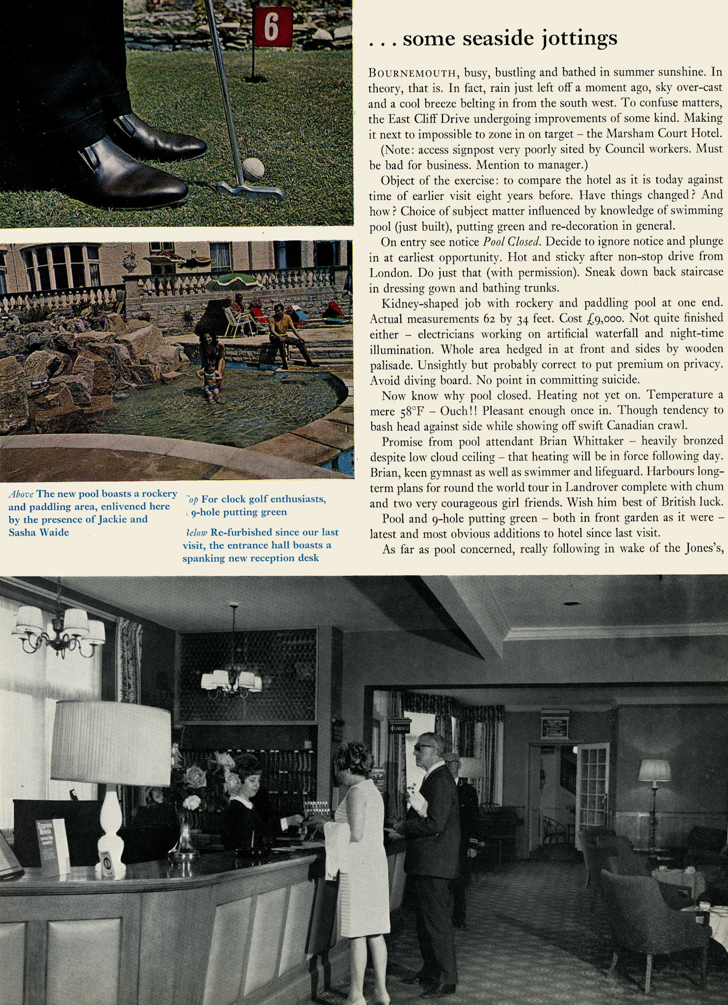 1969 Marsham Court Hotel re-opens after extensive renovation. (Express News Autumn)