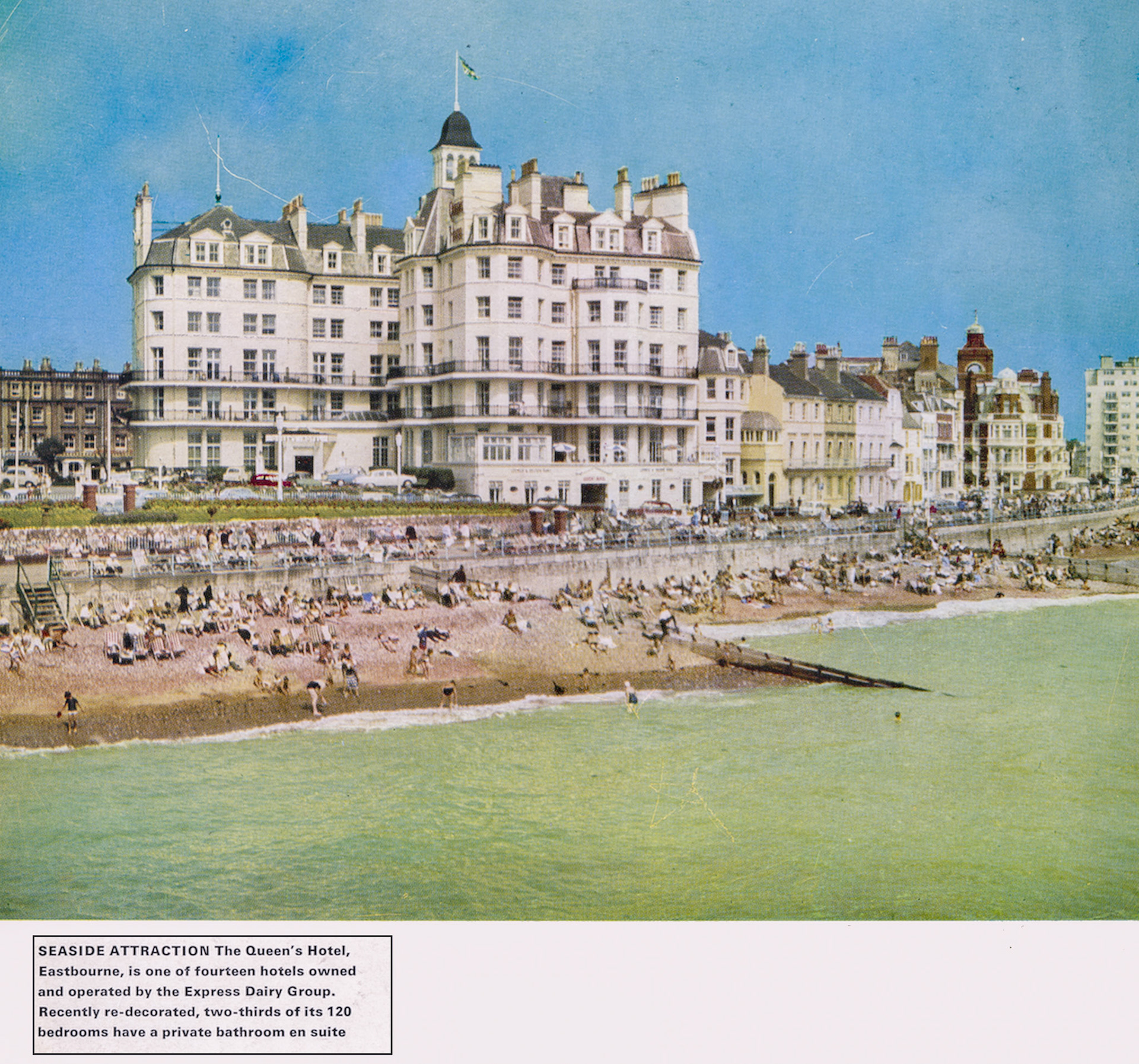 1966 The Queen's Hotel, Eastbourne. (Express in 1966 Brochure, courtesy Paul Luke)