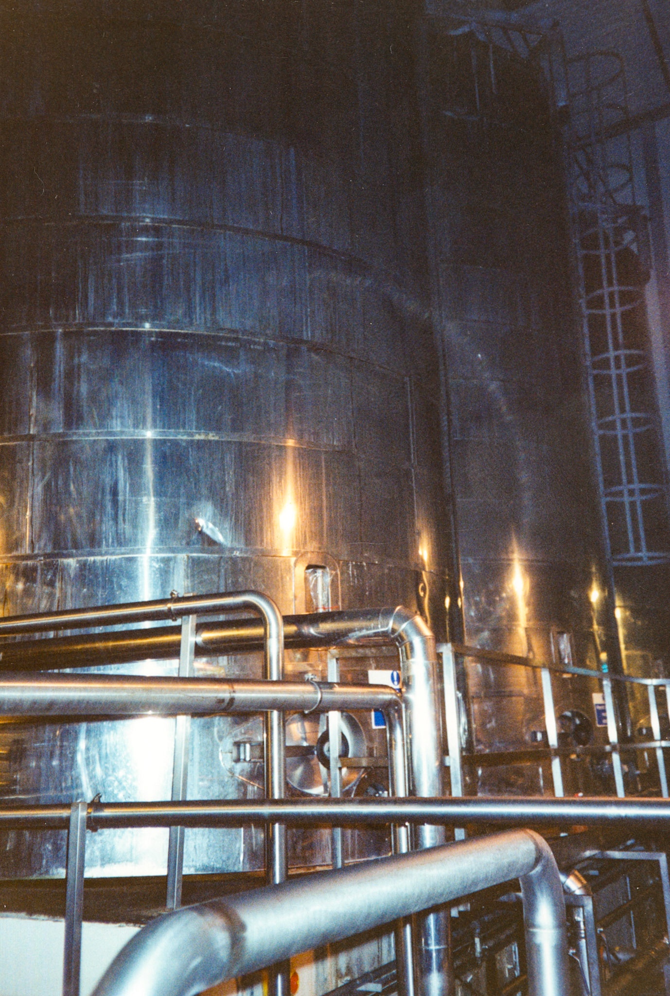 1991 Honiton, November, following closure announcement: Cream silos 1, 2 and 3. (Courtesy Wendy Hawker)