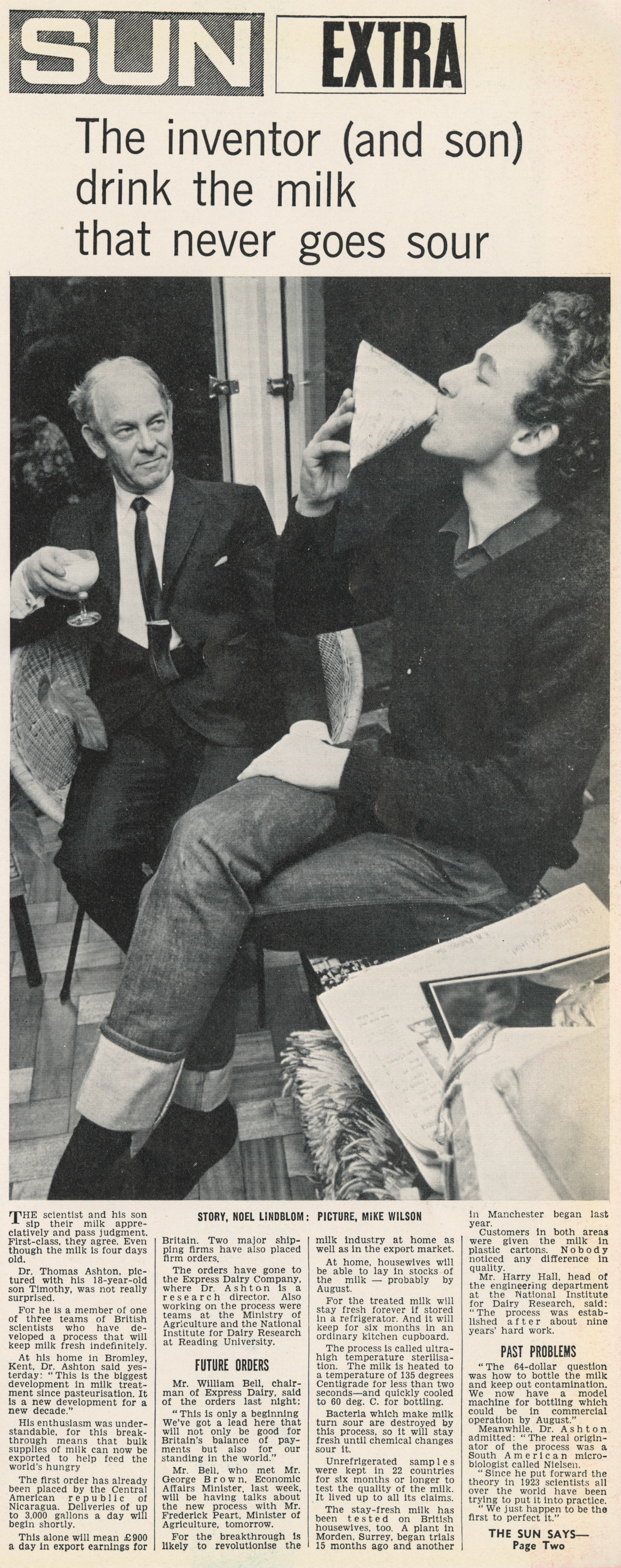 1965 UHT Milk Publicity