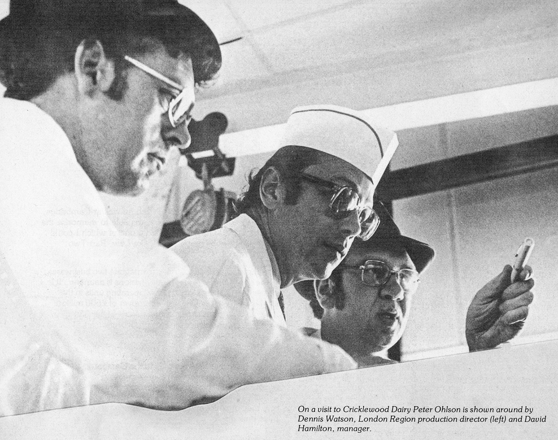 1982 DENNIS WATSON and PETER OHLSON (Cricklewood visit)