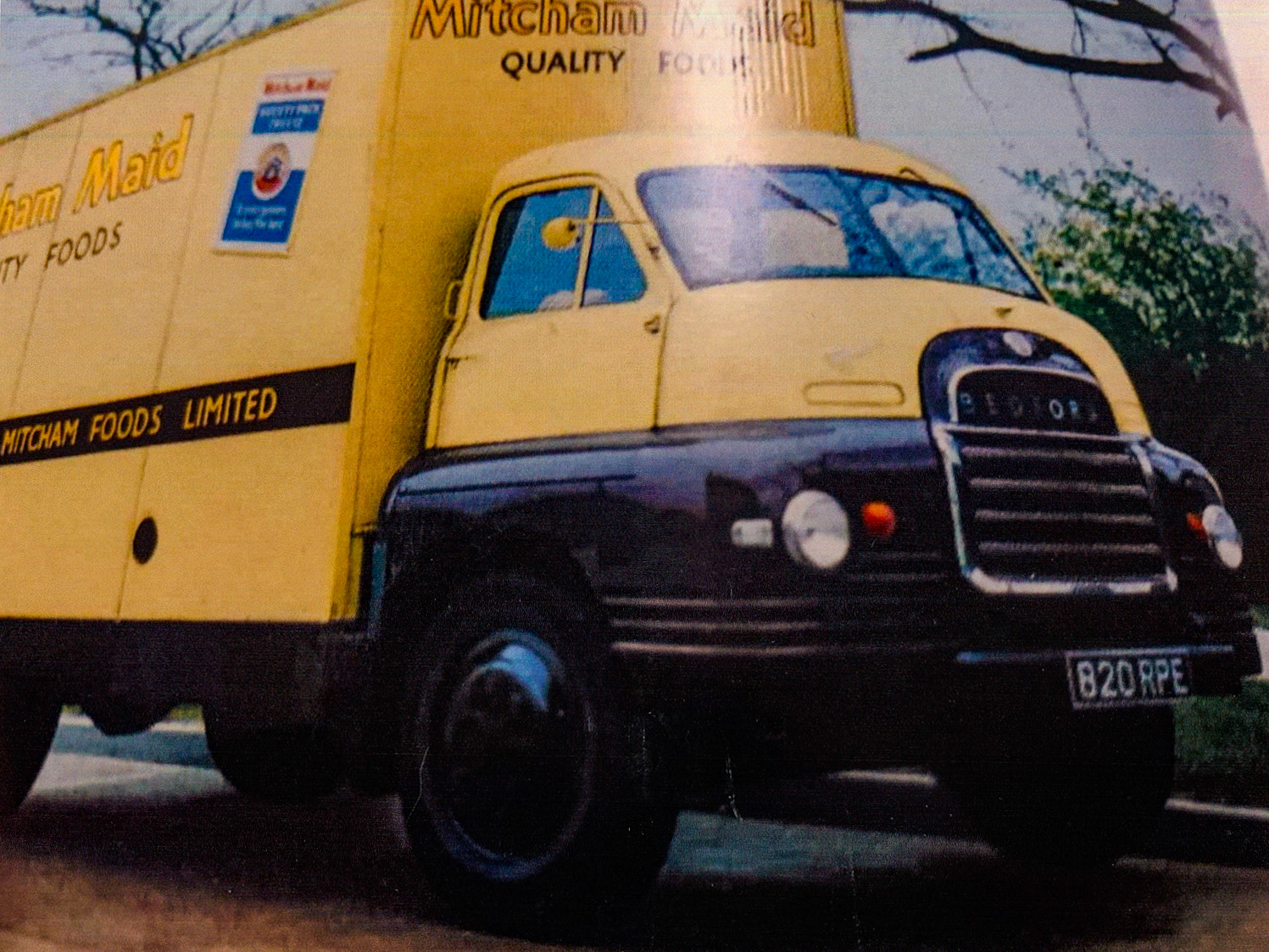 1950's Mitcham Maid Bedford Truck (Courtesy Dave Fane)