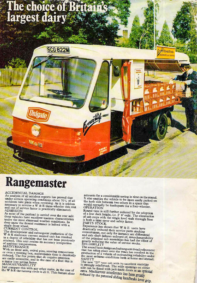 1970's Wales and Edwards Brochure 2: 'The Ultimate Choice' (Courtesy milkfloats.org.uk)