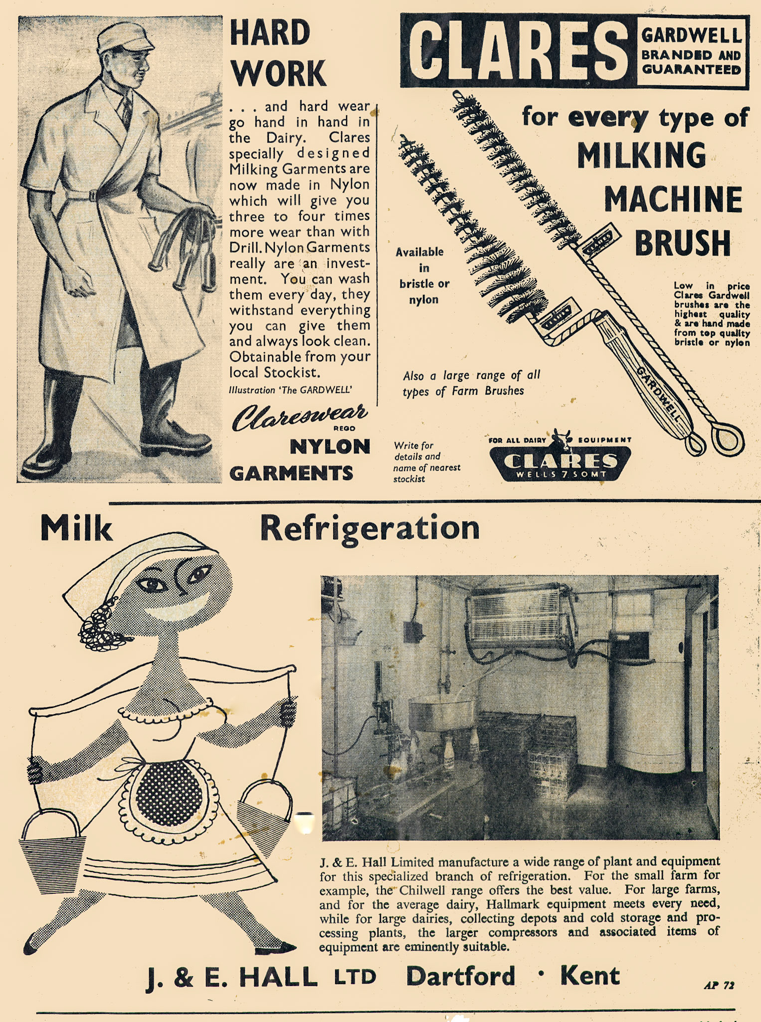 1954 Milk Producer magazine-April (Express Dairy Tales archive)