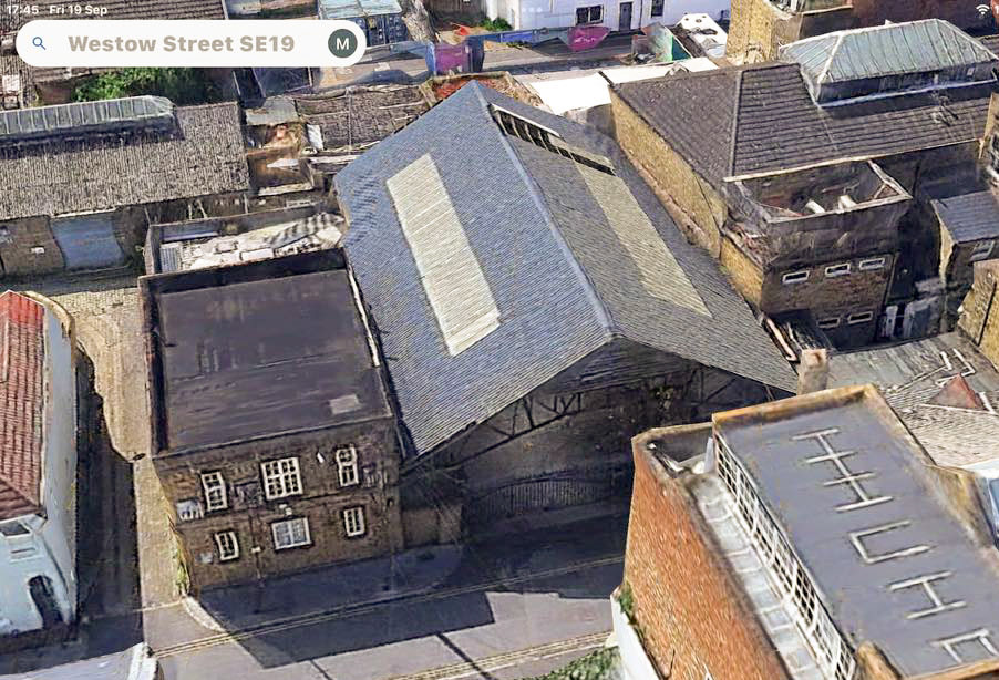 2025 Upper Norwood Depot from above. (Courtesy Michael Aldread)