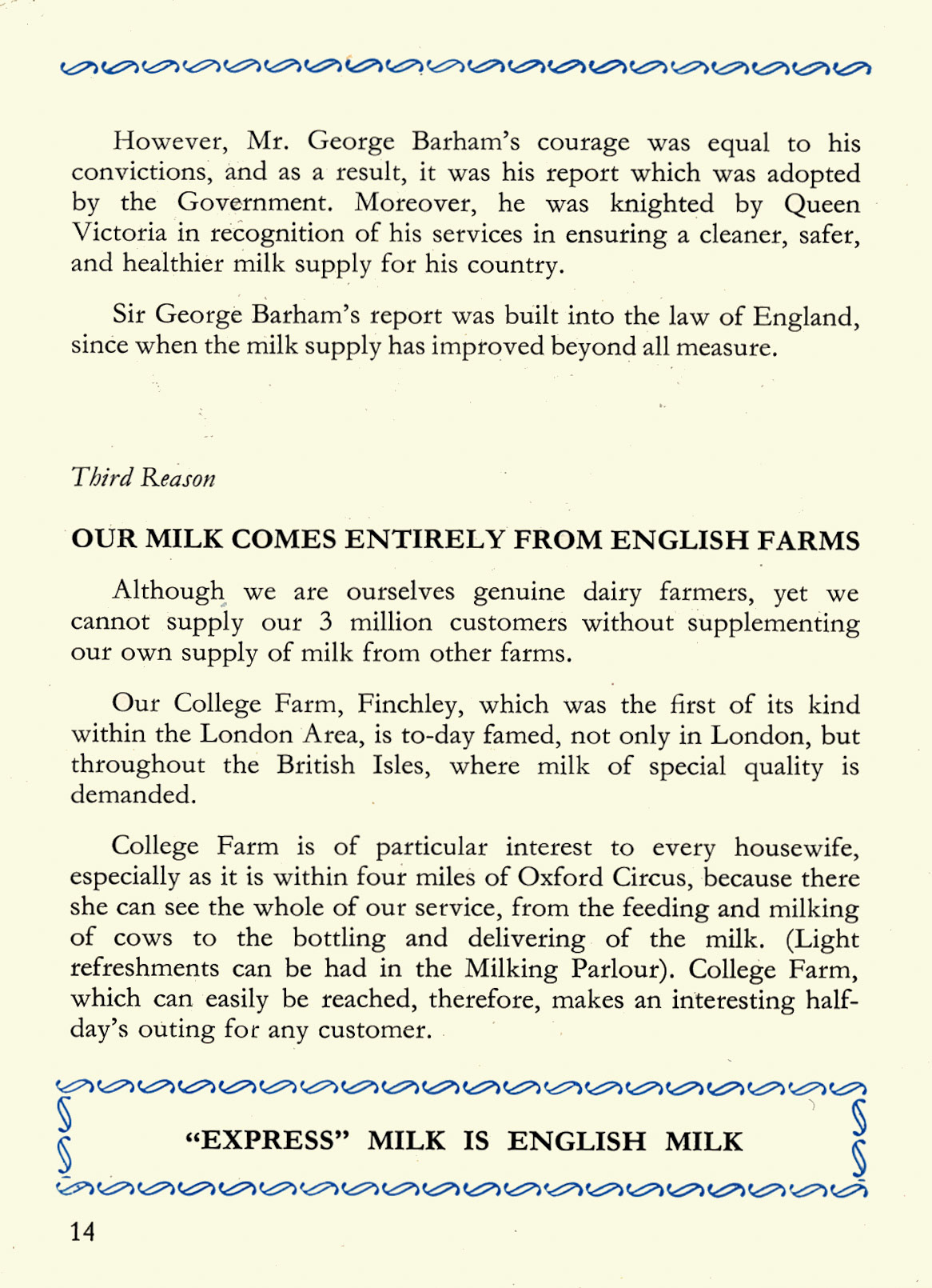 1956 Express Salesman's Manual, Fourth Edition published 1954, presented to Roger Gillard, Orpington Depot