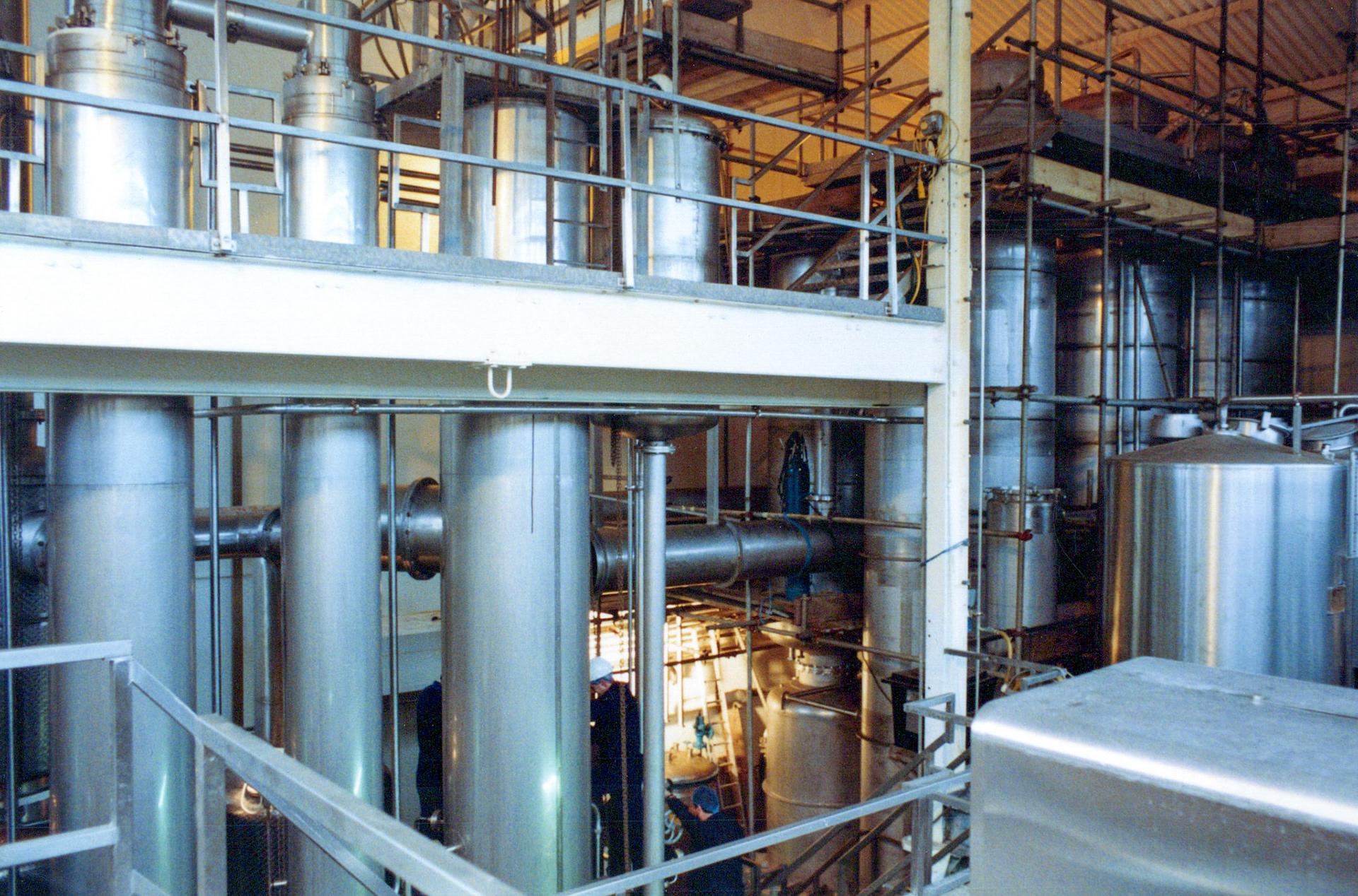 1980's Appleby Spray Drier Installation. (Courtesy David Atkinson)