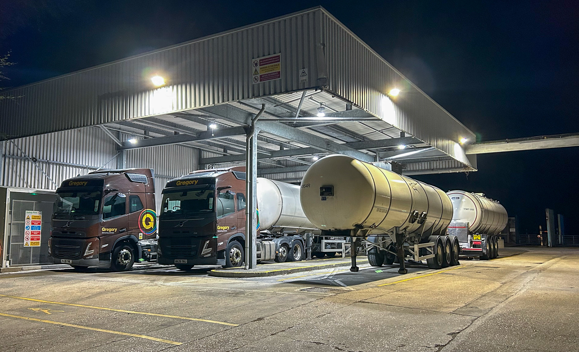 2026 Milborne reload operations re-started by Arla, using part of the old creamery site off Blandford Hill, A354. (Courtesy Olly Frampton)