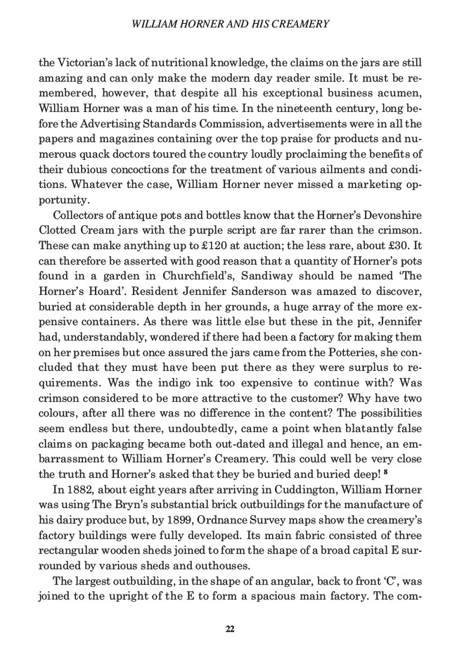 William Horner and his Creamery, Jill King