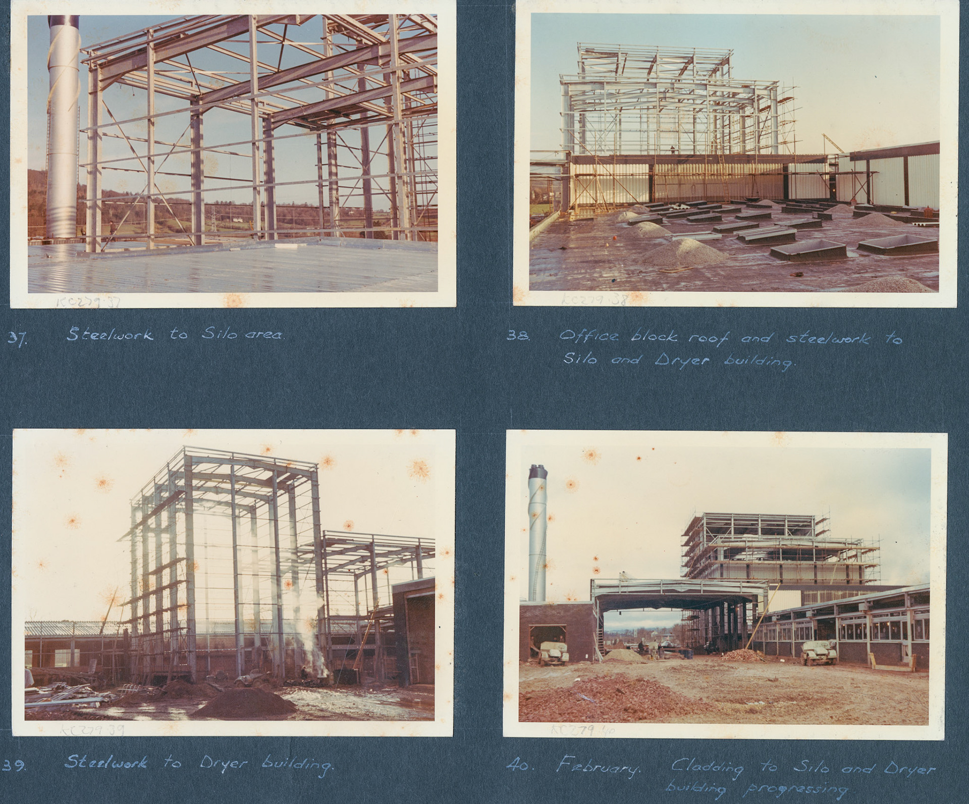 1968 A Photographic Record of the Construction of the Creamery (Courtesy Allhallows Museum, Honiton)
