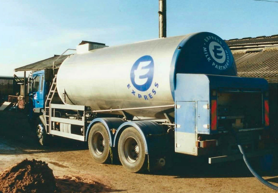 Farm collection tanker. (Courtesy Paul Simm)