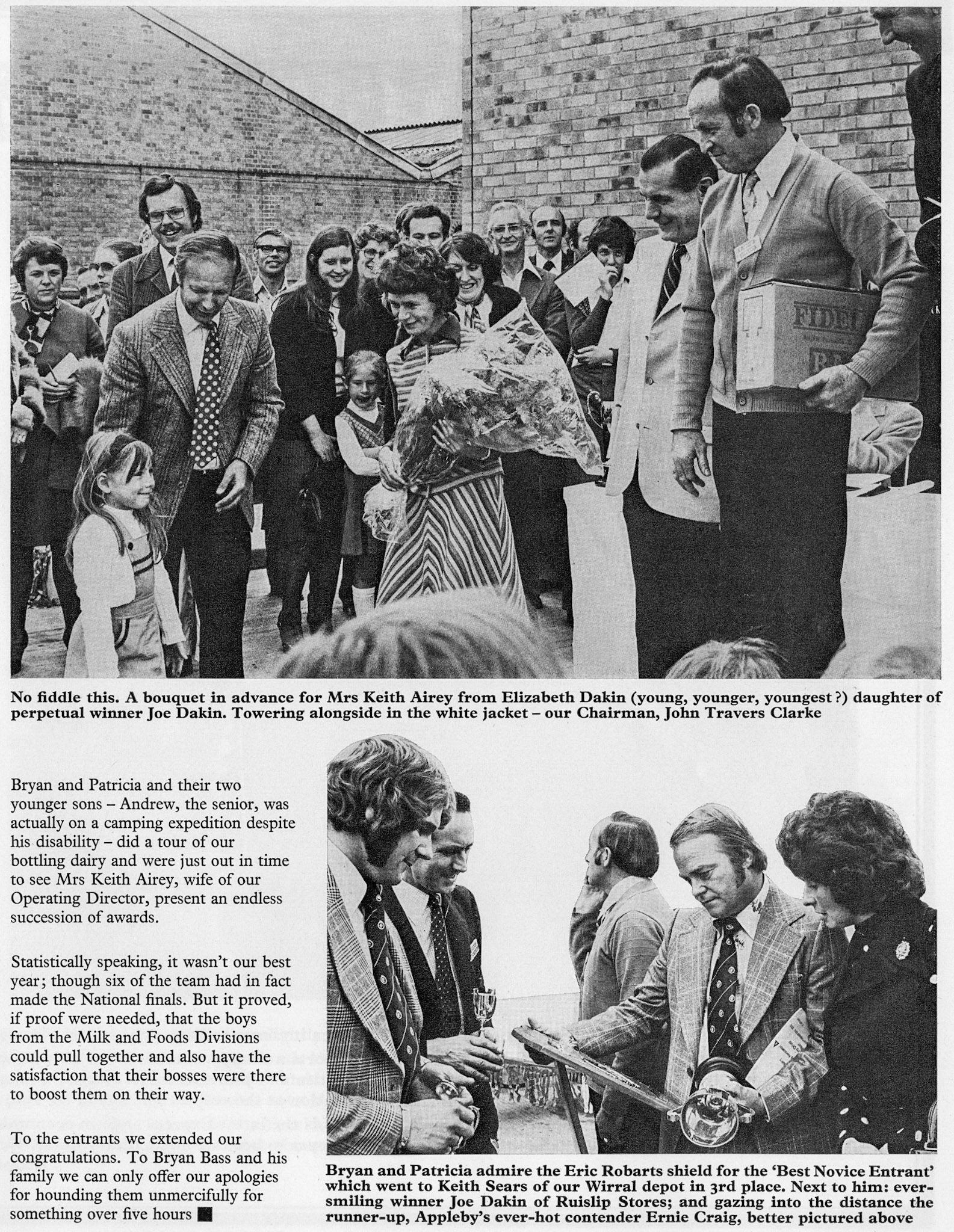 1976 Driver of the Year competition at South Ruislip, focussing on people attending.