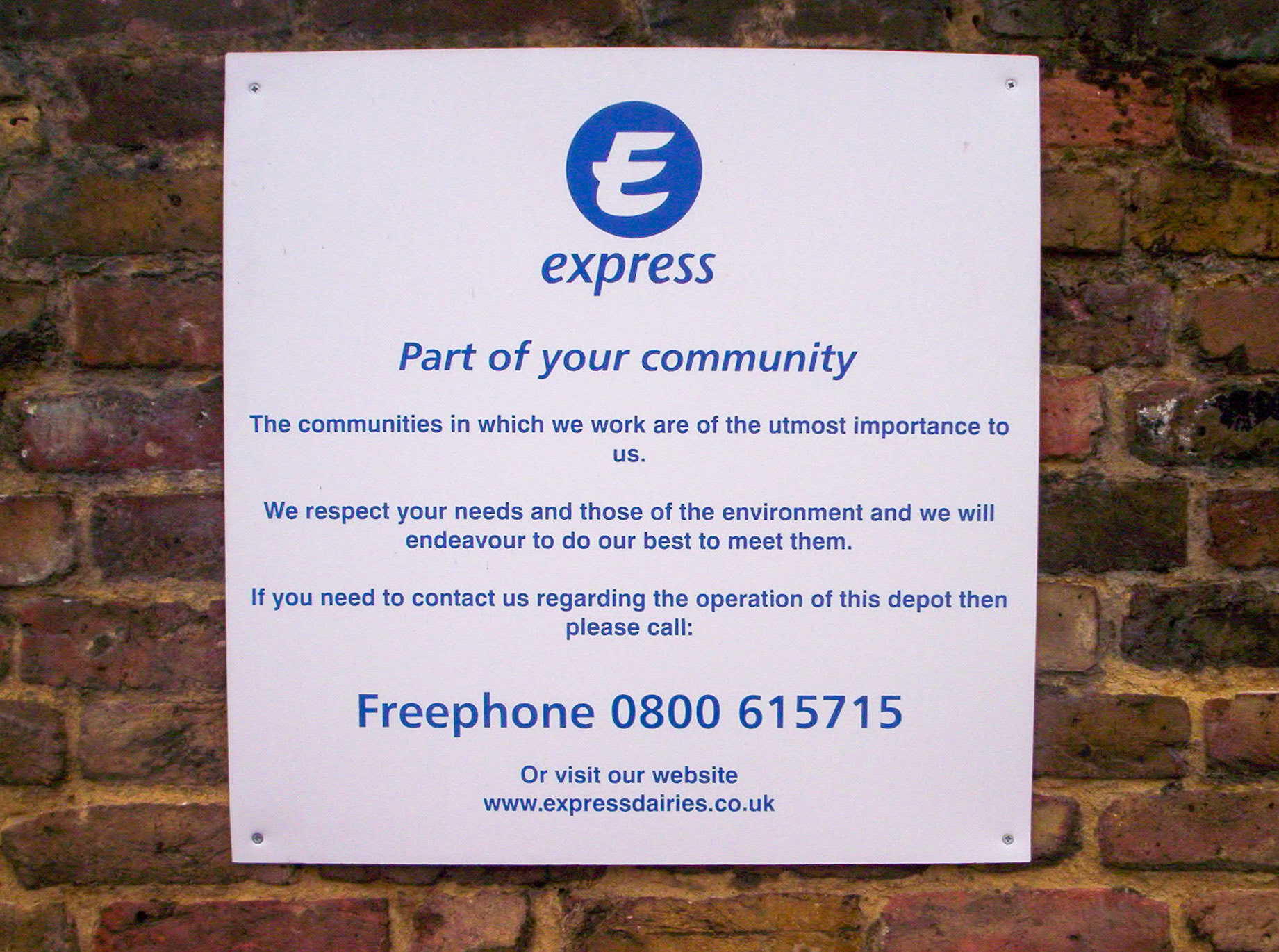 1980's? Richmond Retail Depot signs (Courtesy Paul Luke)