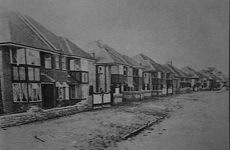 1950s saw greater prosperity, house building, etc. (Express 125 Years video still)