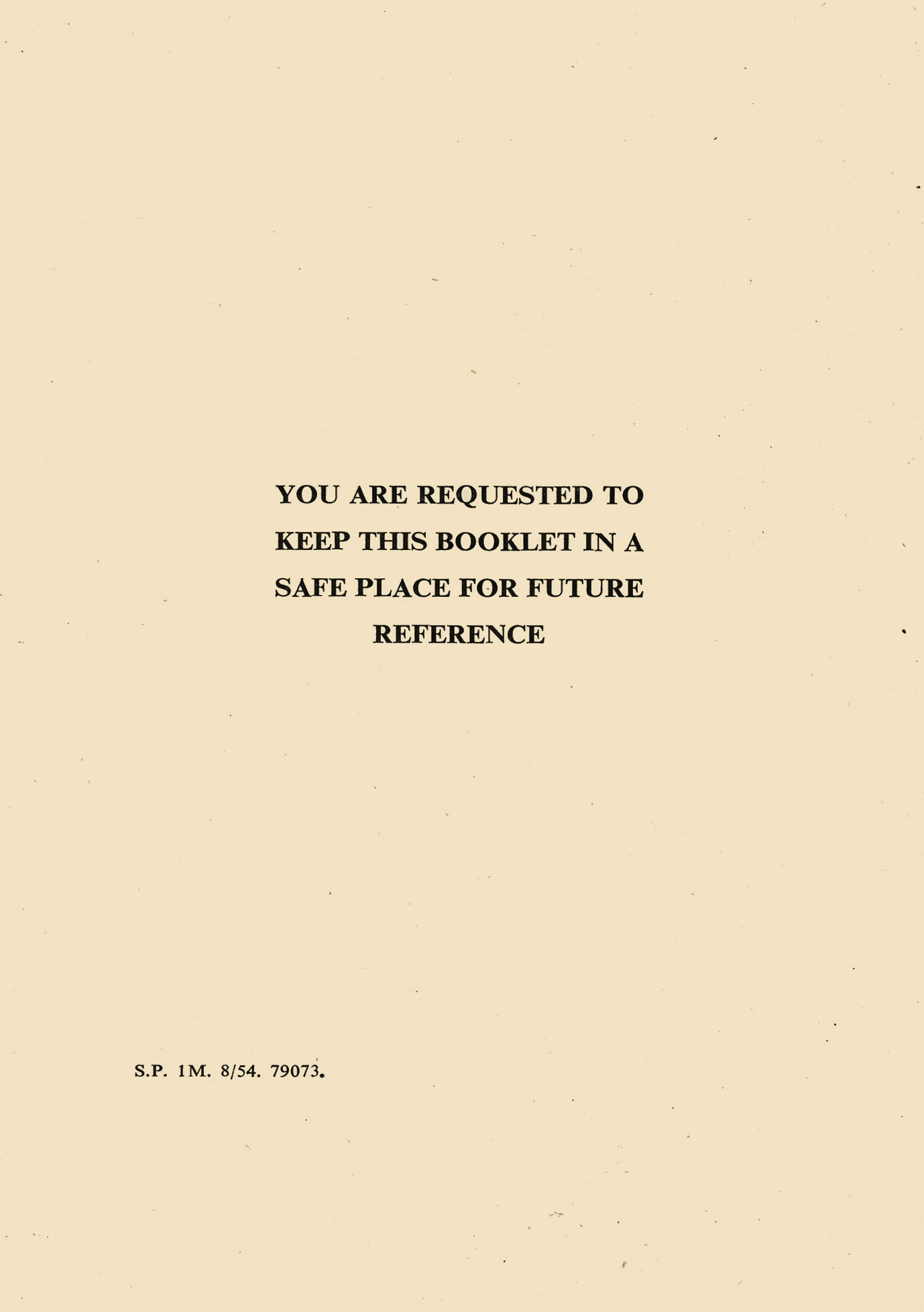 1953 Employee leaflet explaining the Sickness and Accident Scheme (Courtesy Paul Smith)