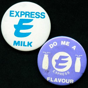1980's Express Badges  (Courtesy Michael Aldread)