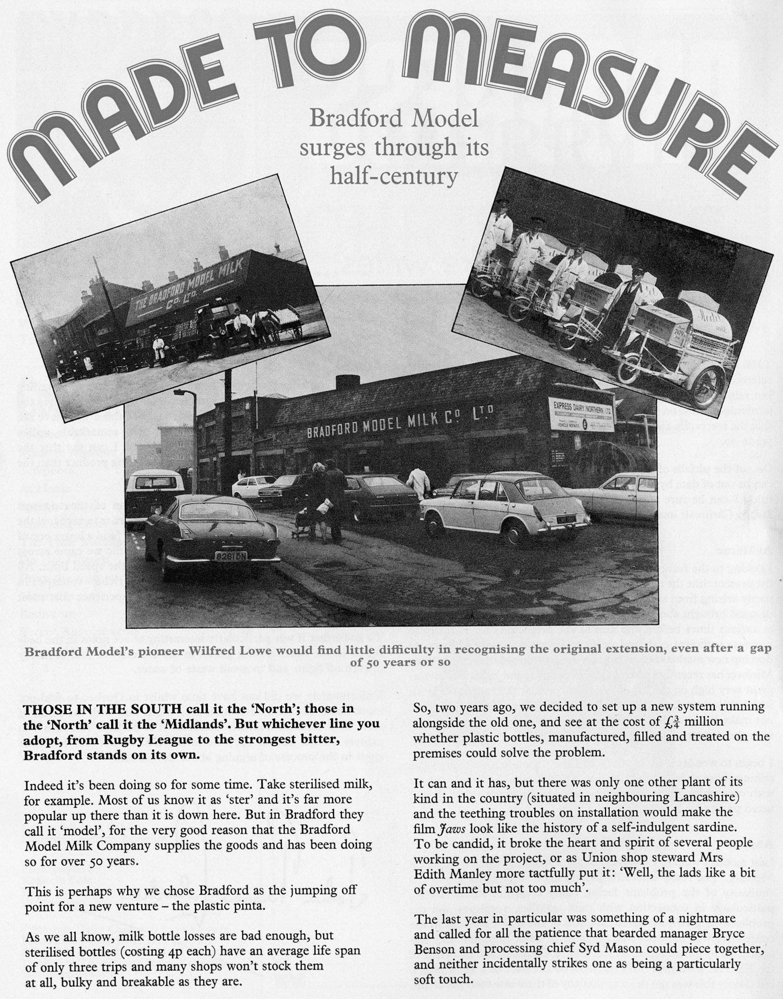 1976 Bradford Model Dairy celebrates 50 years
