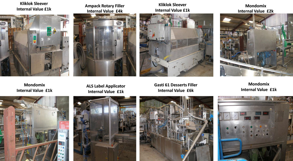2012 Minsterley: Miscellaneous Equipment. (Greencore Asset Sale on purchase by Muller, Courtesy Paul Bloor)