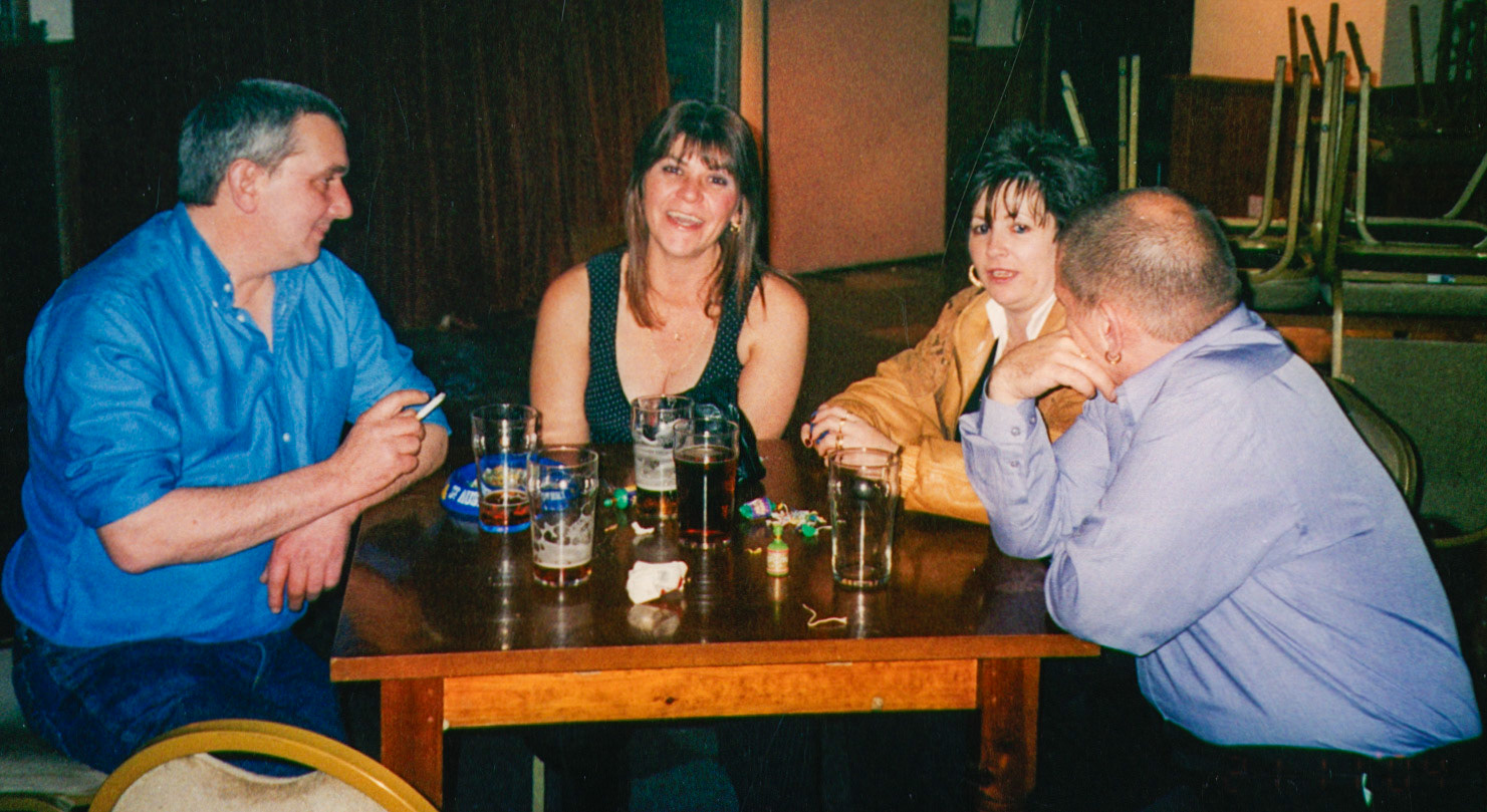 1980's? Exeter. Phillip Budd remembers Tony from the garage, and Adi Jones, me thinks. (Courtesy Phillip Budd)