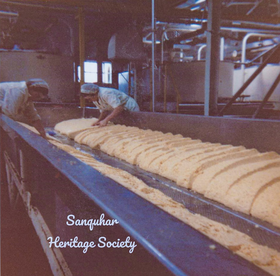 1970's Sanquhar Creamery. (Courtesy The Royal Burgh of Sanquhar Heritage Society)