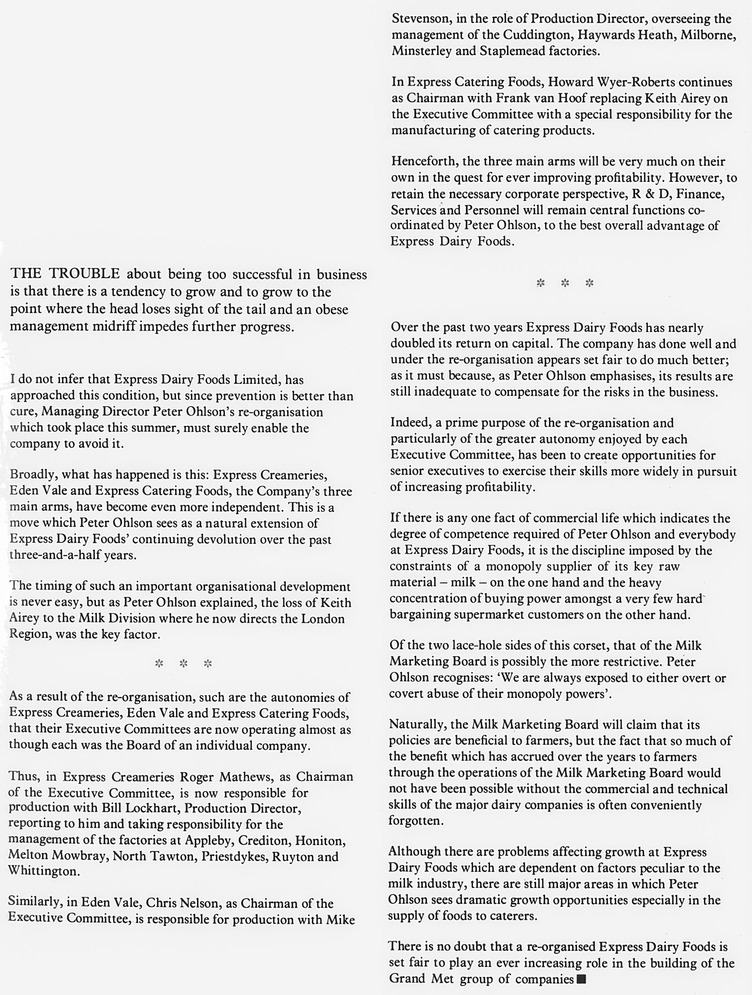 1978 Peter Ohlson interviewed by Edward Bishop. (Express News Autumn)