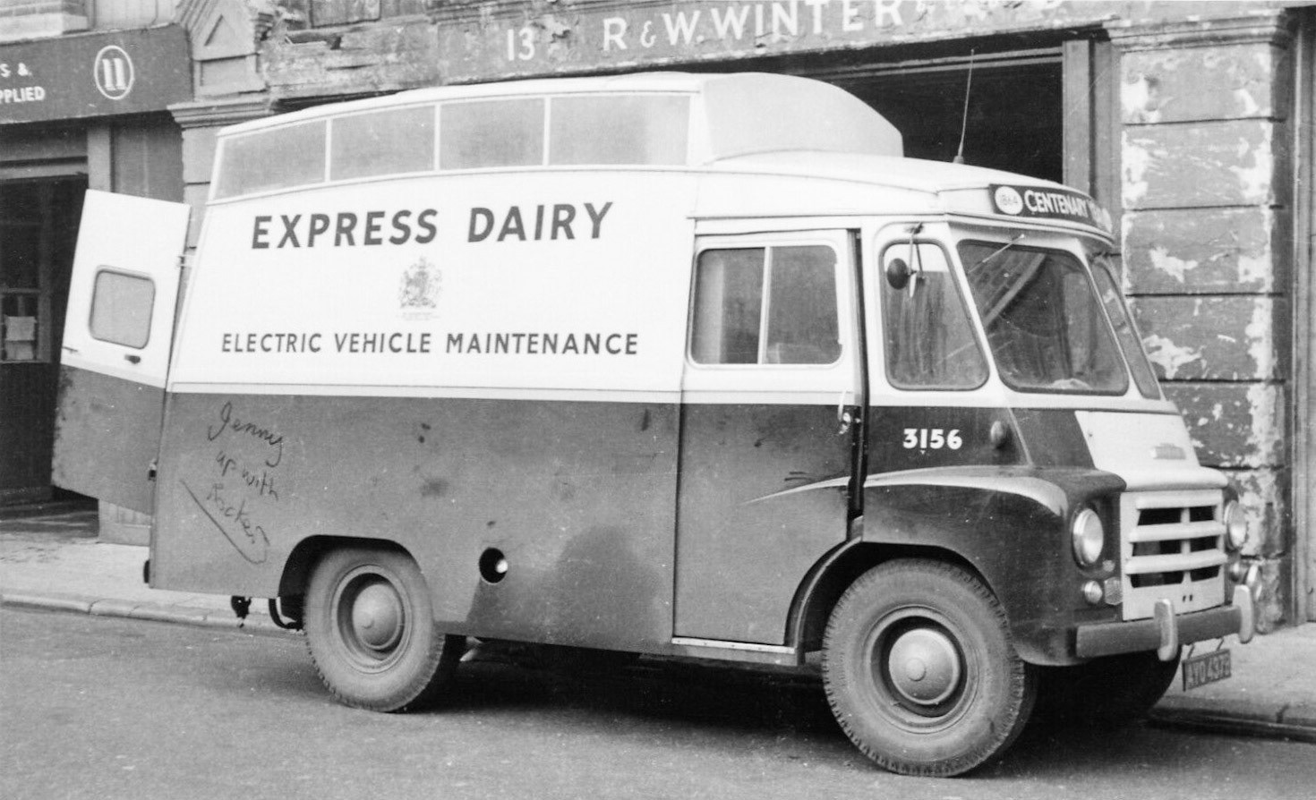 1960's Mobile maintenance van, Fleet No 3154  (Courtesy Craig Wells)