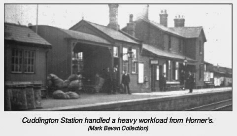 1900's Milk collection by rail from Cuddington Station. From 'William Horner and His Creamery' by Jill King 2012