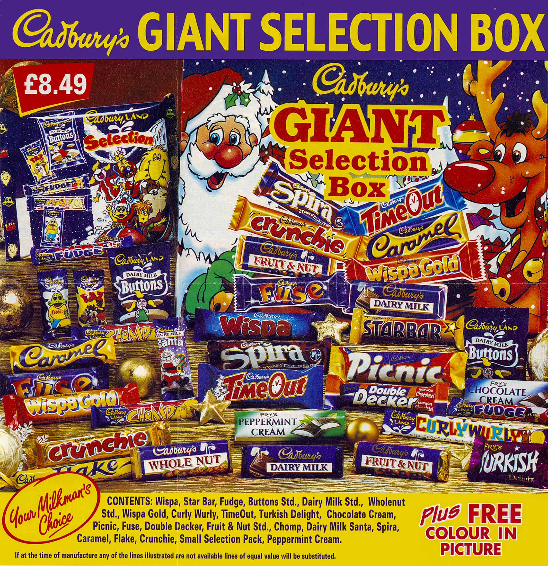 1997 Christmas Chocolates leaflet (Courtesy Paul Luke)