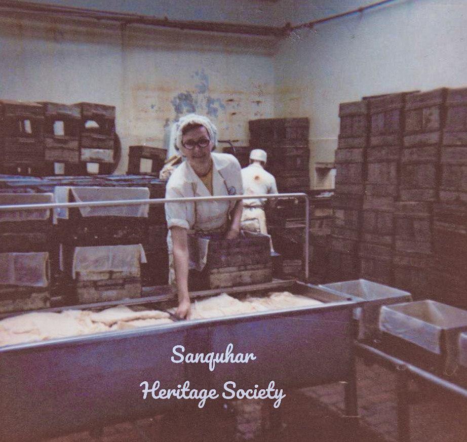 1970's Sanquhar Creamery. (Courtesy The Royal Burgh of Sanquhar Heritage Society)