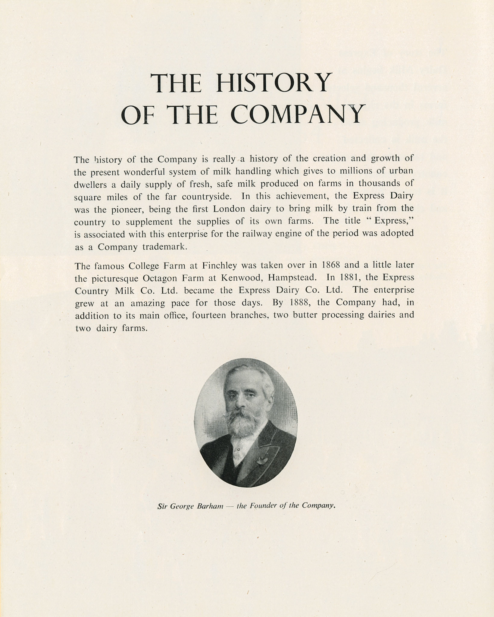 1952 'The Express Dairy' Booklet