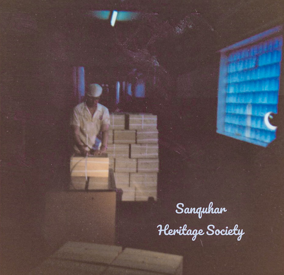 1970's Sanquhar Creamery. (Courtesy The Royal Burgh of Sanquhar Heritage Society)