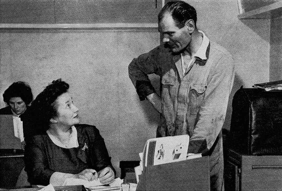 1965 Mrs L. M. Baker, who looks after the office administration, is the sister of racing motorist Mr George Wicken, the previous owner. School milk accounts for a maior share of the trade. Mr Dave Humphrey delivers 400-gallon loads in the Bromley and Hayes area. (Express News Summer/Autumn)