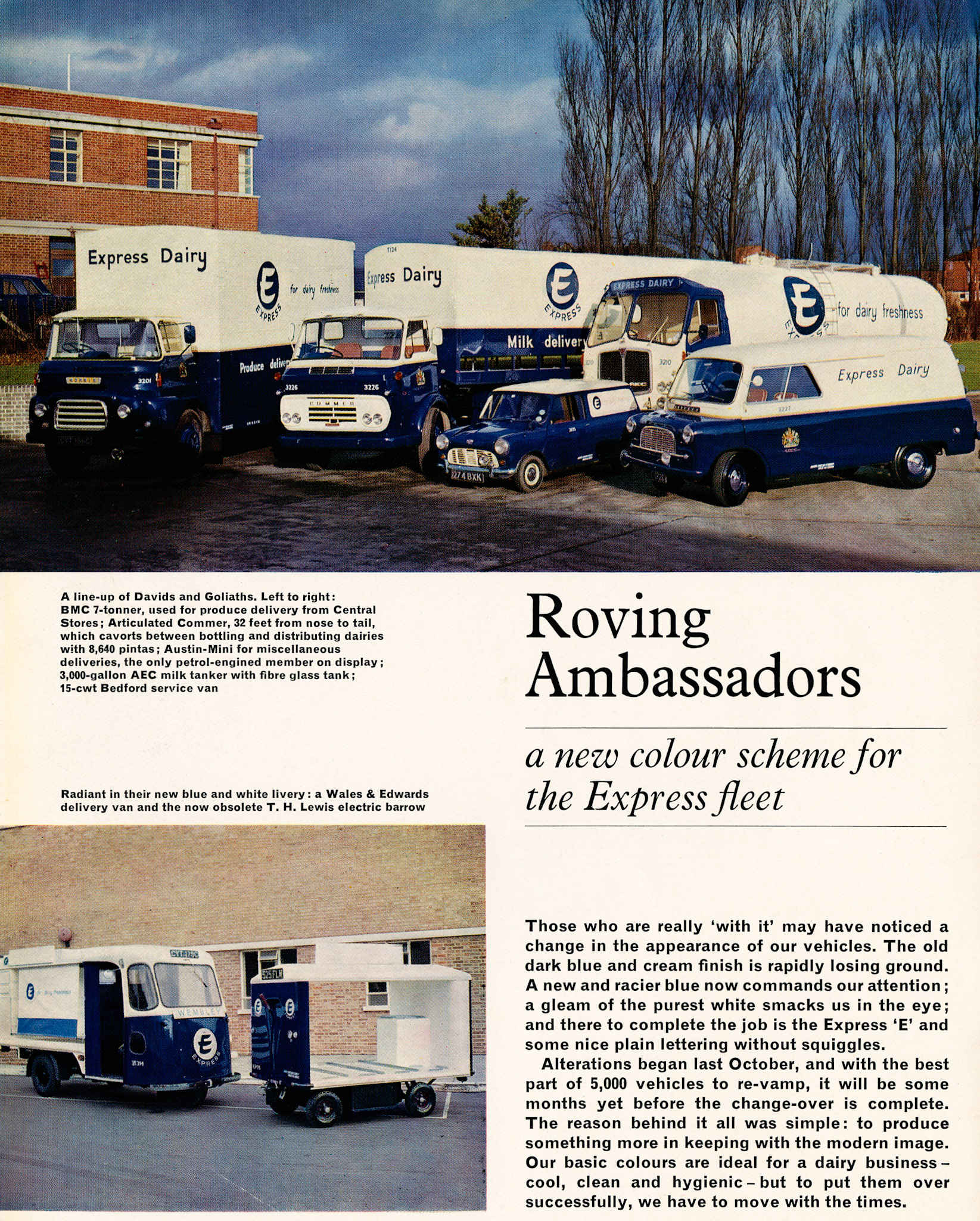 1965 New colour scheme for the Express fleet