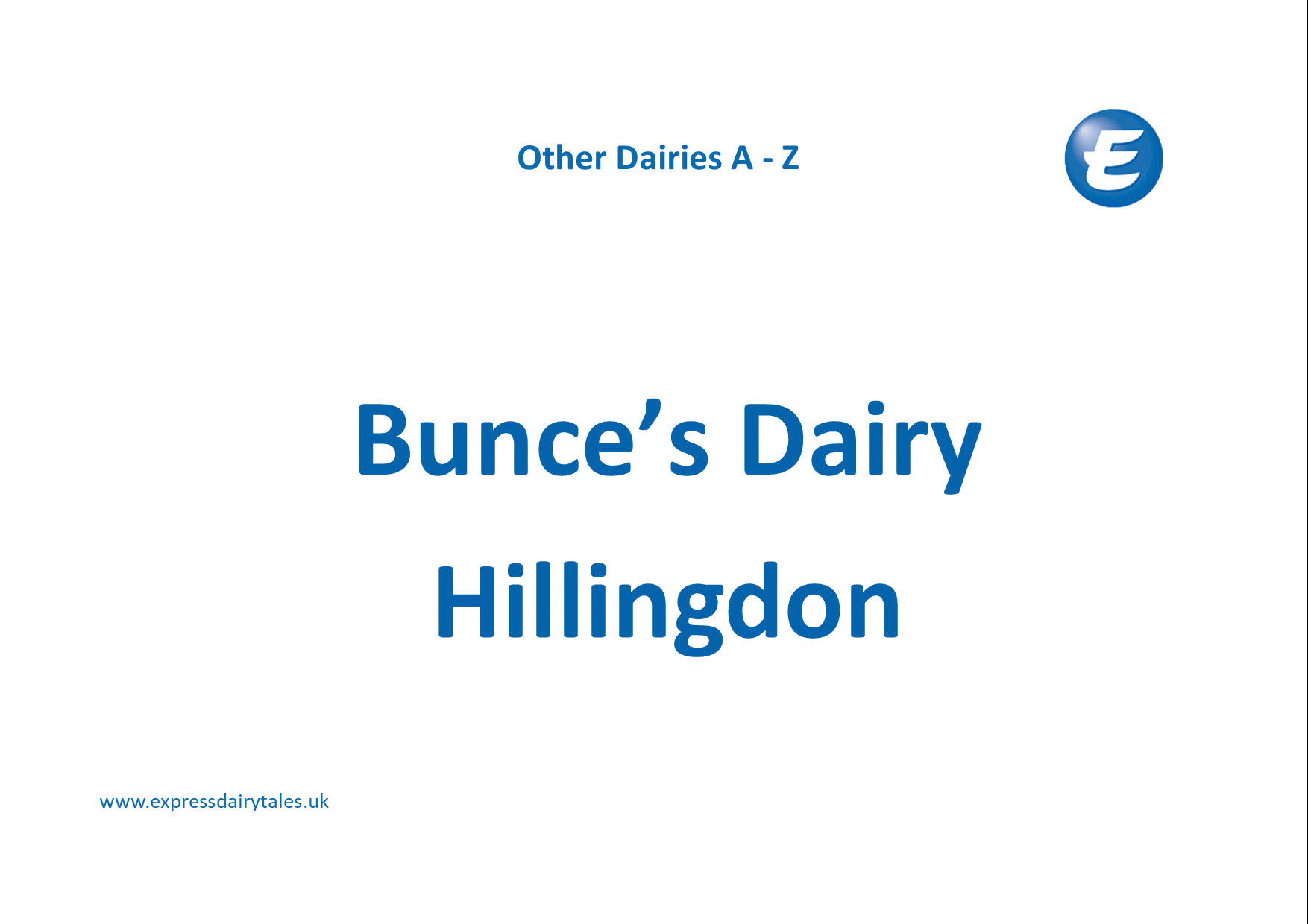 Jacqui A. Angold comments "Great memories throughout the 1940's/50's-braving their geese to visit the house to fetch eggs. Bonfire night when his 'lads' burnt a guy sporting a brown overall just like the boss-magnificent bonfire which a lot of the locals went to. His horse (Jack?) escaping one night and walking his round, stopping at his usual stops. His bull which, as a very tiny tot, I was sat on! And the magic of his bottling machine which fascinated me as a kid. My dad and Mr Bunce would spend time chatting &amp; leave me to roam round the small 'Farm'... A small bit of countryside that was rapidly changing." Brenda Lansdell adds "I remember Bunce's milk, we lived in Harlington Road, Hillingdon-we used to go and see the milk bottles cleaned and played in his yard."