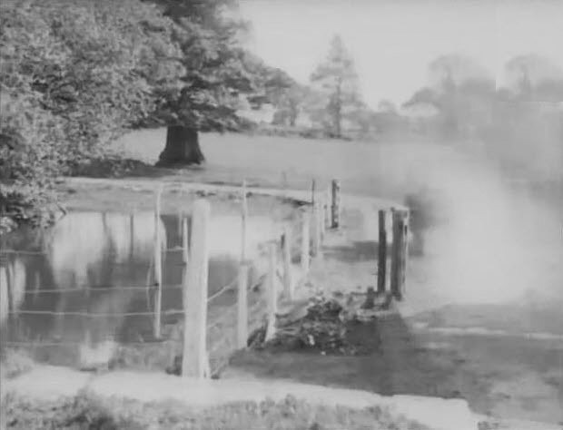 Milk Production Story (1920-1930) - from the cow to the baby's bottle. British Pathé.  Handing wooden crate to a driver, who loads it onto back of truck and drives away.