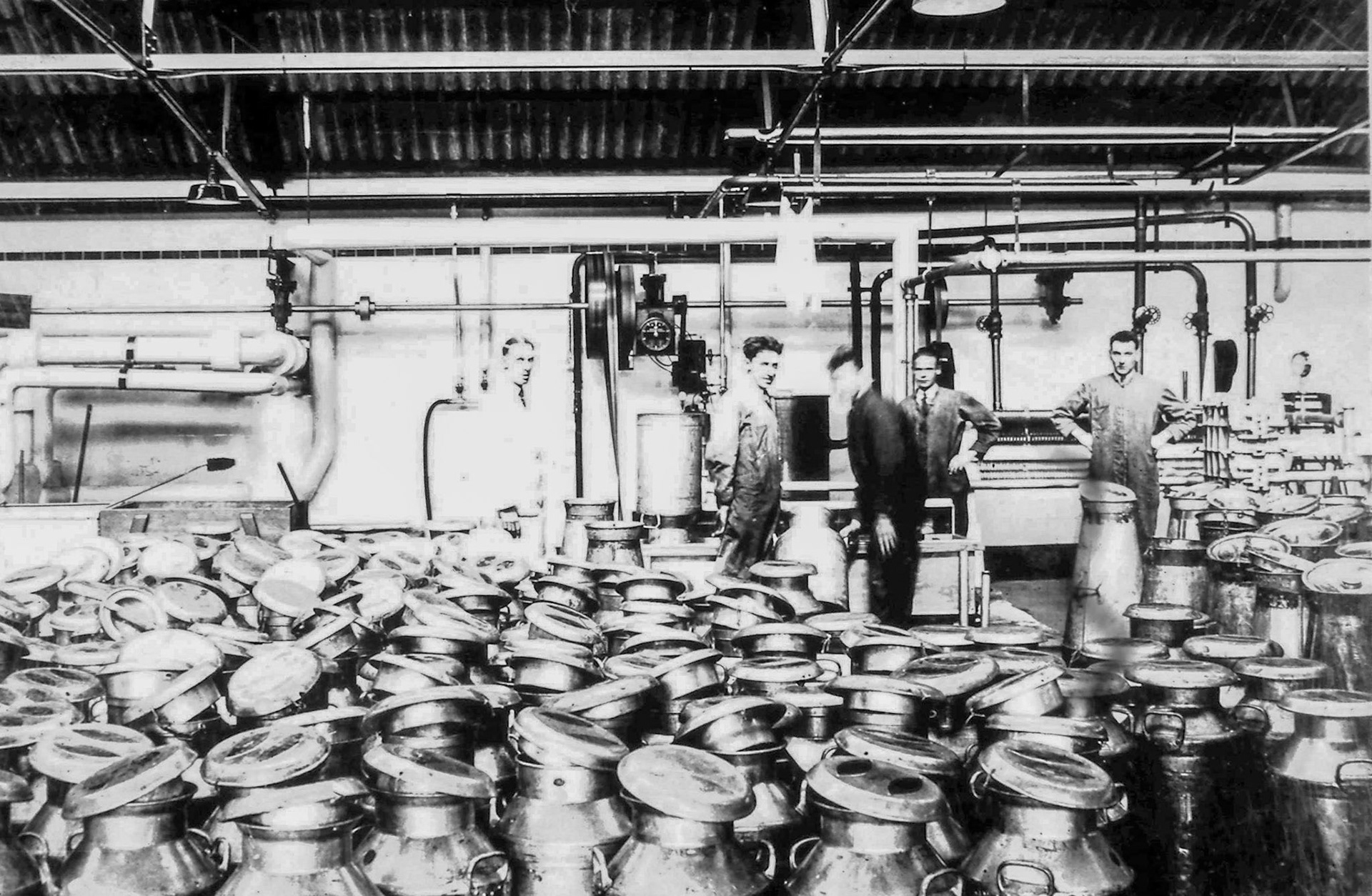 1950's? Appleby milk churn handling facility. (Courtesy and comments by David Rooke)