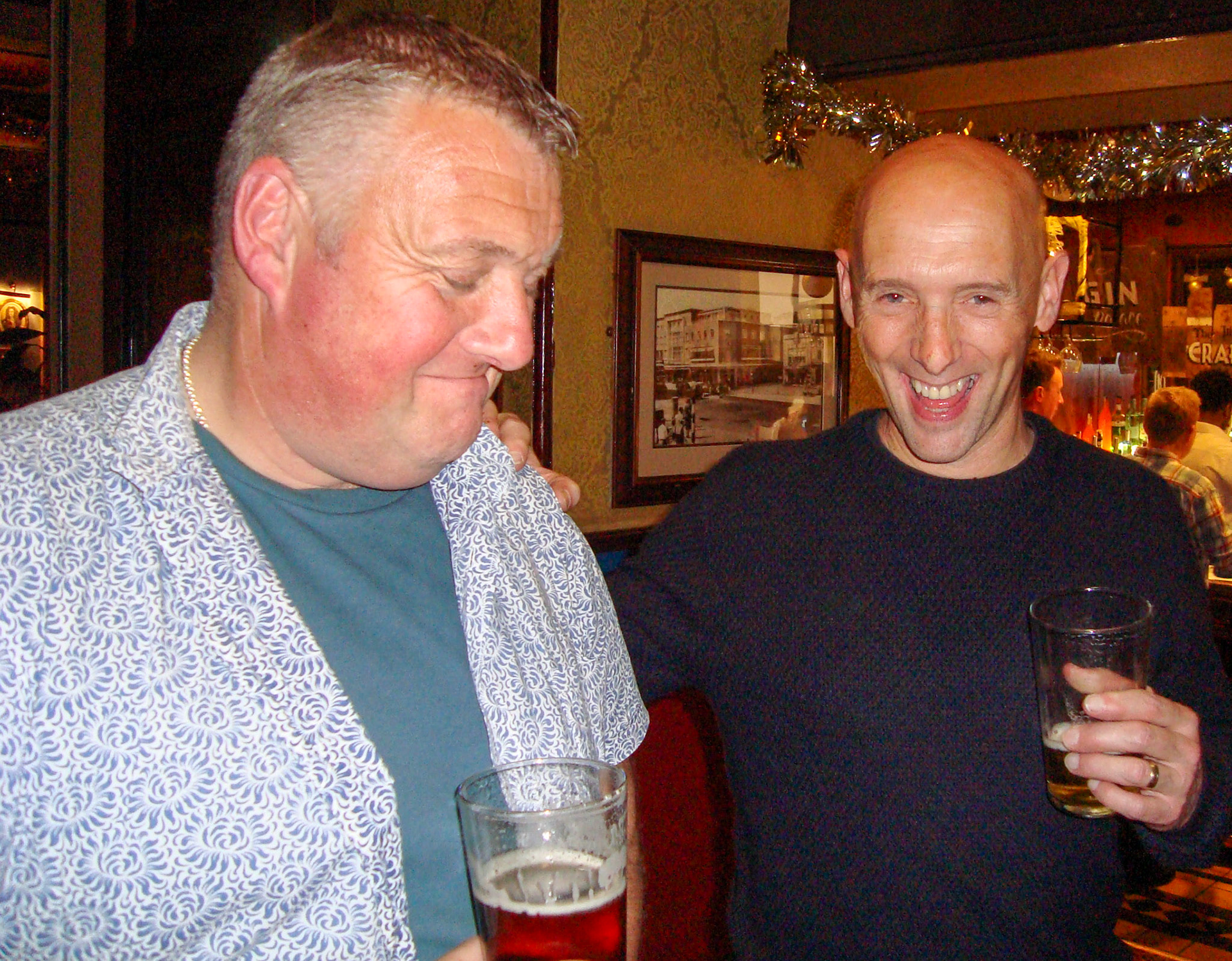 2017 Exeter Staff Reunion. Phillip Budd identifies Stuart Hunt and Neil Le-leivre. (Courtesy Phillip Budd)