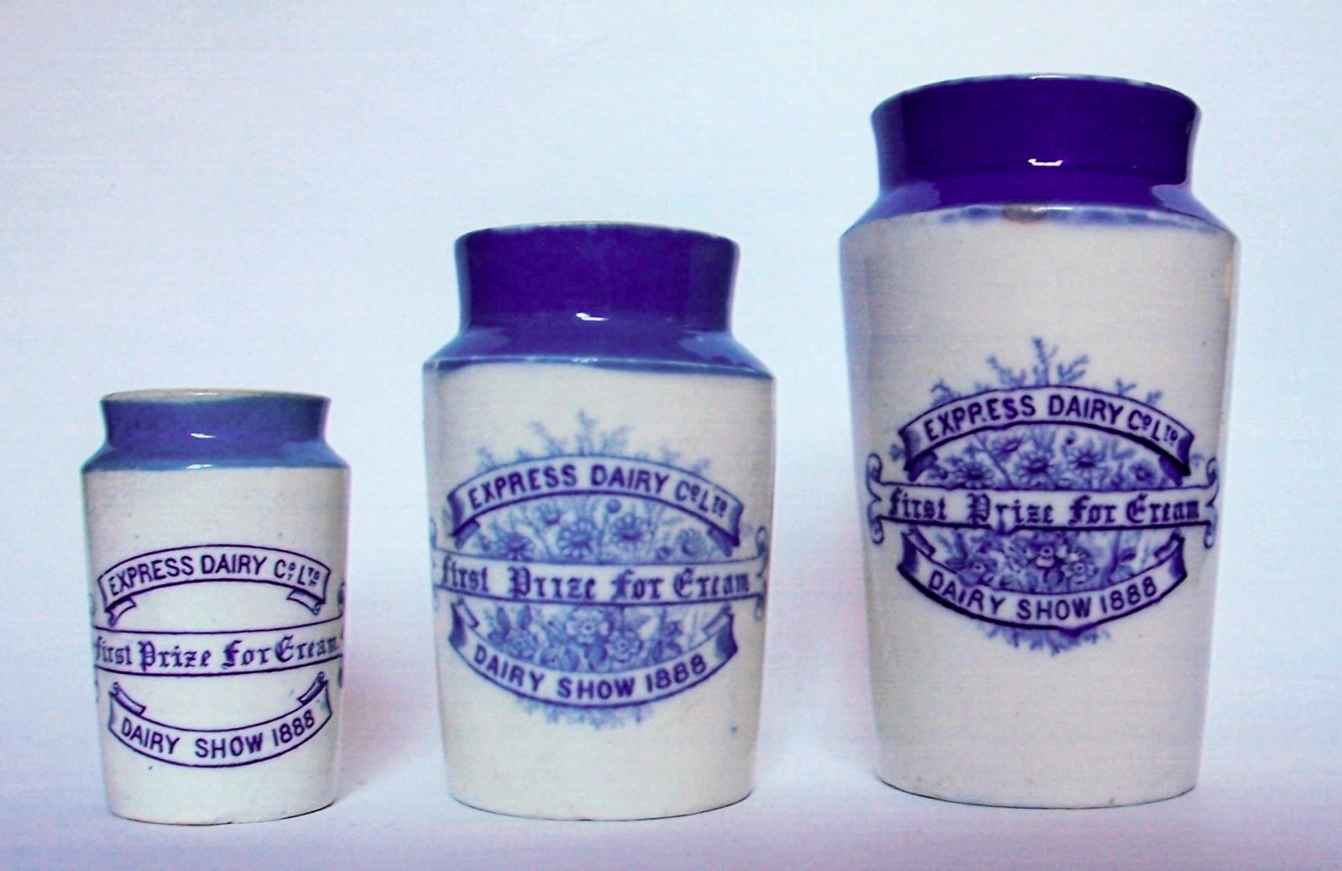 Express Dairy cream pots (Courtesy John Ault, Real Diggers FB Group)