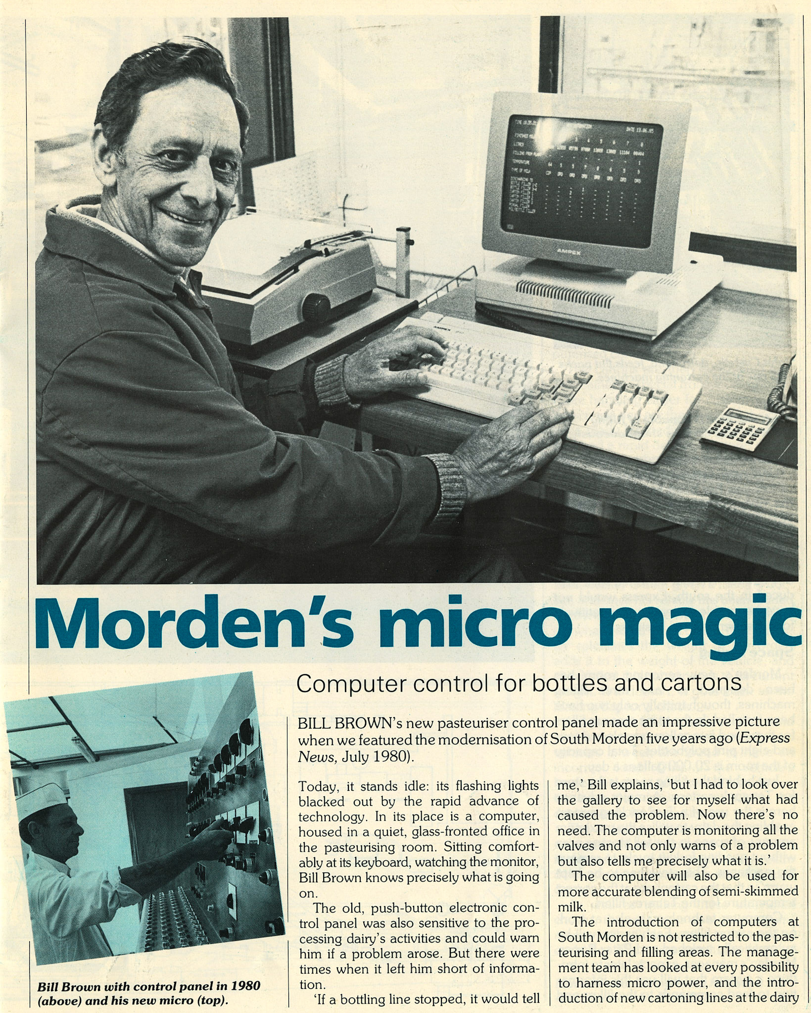 1985 Morden's Micro Magic - Express News 1 (Bill Brown)