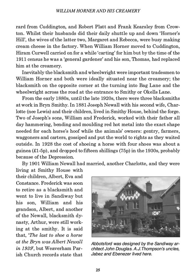 William Horner and his Creamery, Jill King