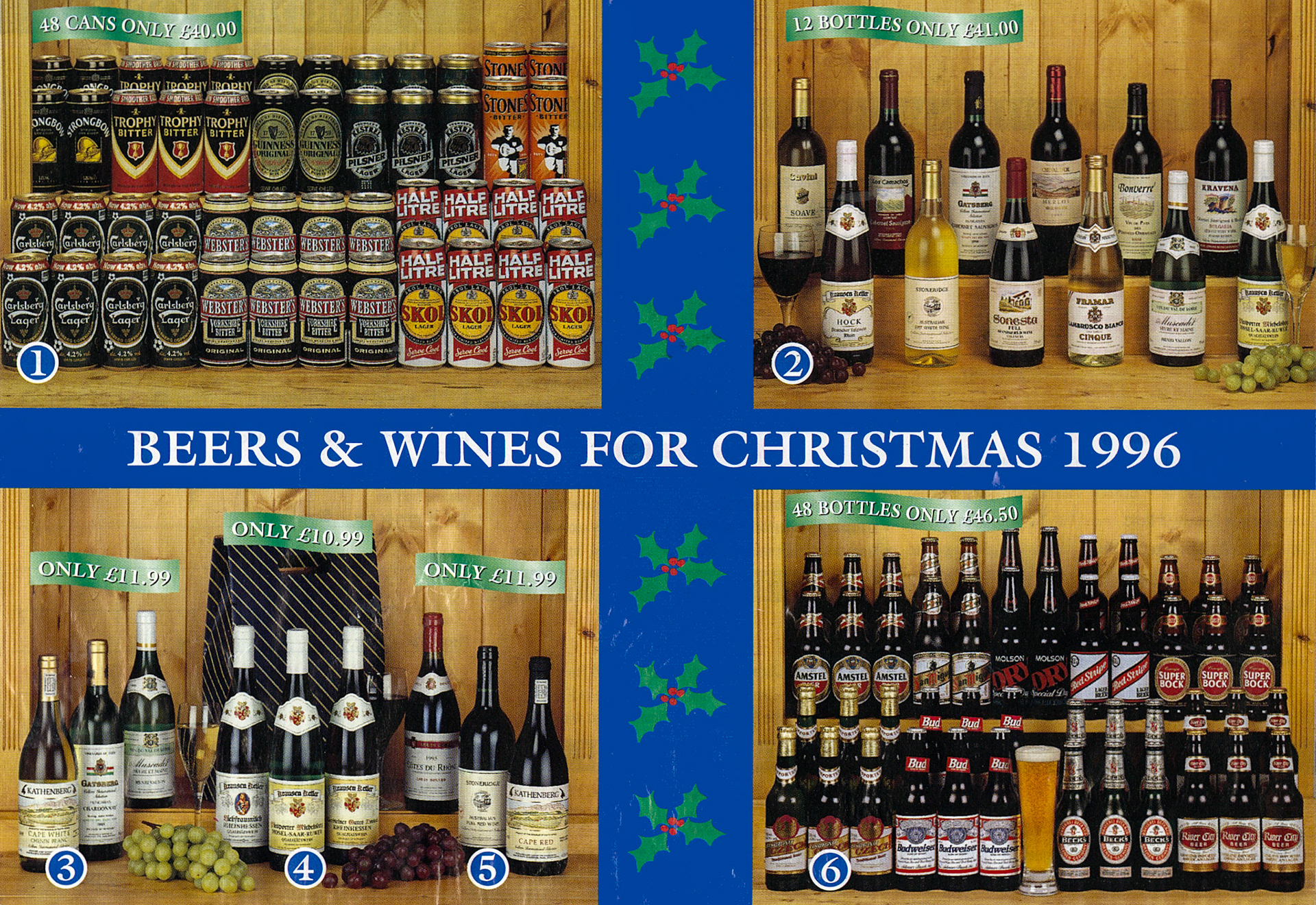 1996 Christmas Drinks leaflet (Courtesy Paul Luke)