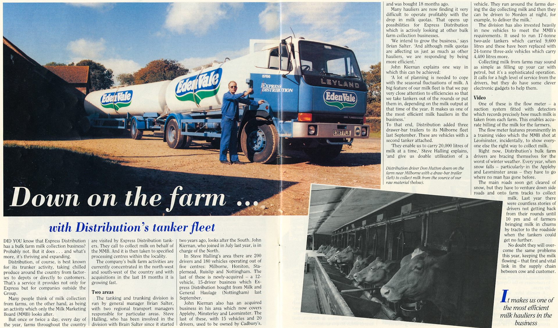 1988 Express Distribution's bulk collection vehicles