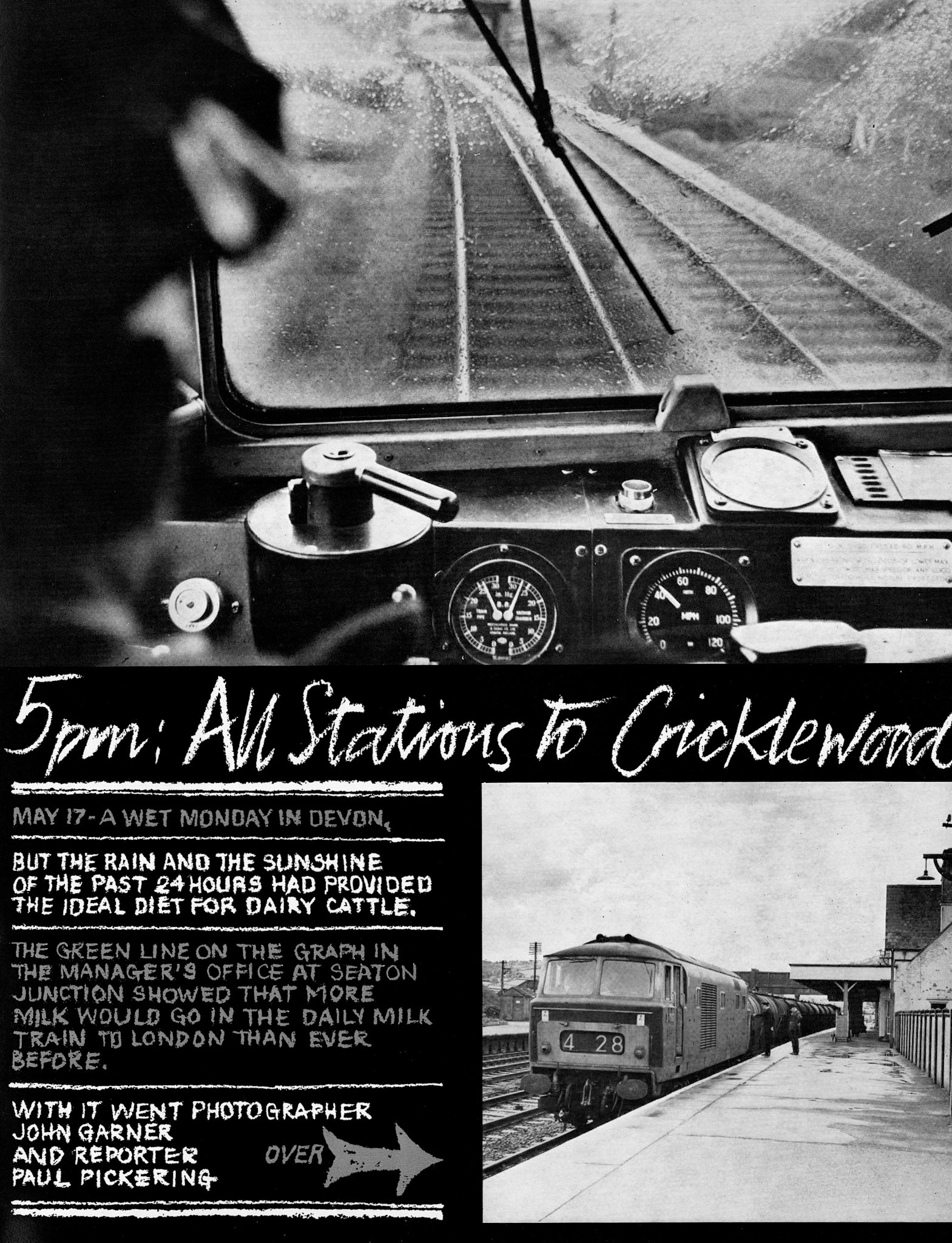 1965 All stations to Cricklewood - story of a milk train journey from Seaton Junction to Cricklewood Page 1 (Express News Summer/Autumn)