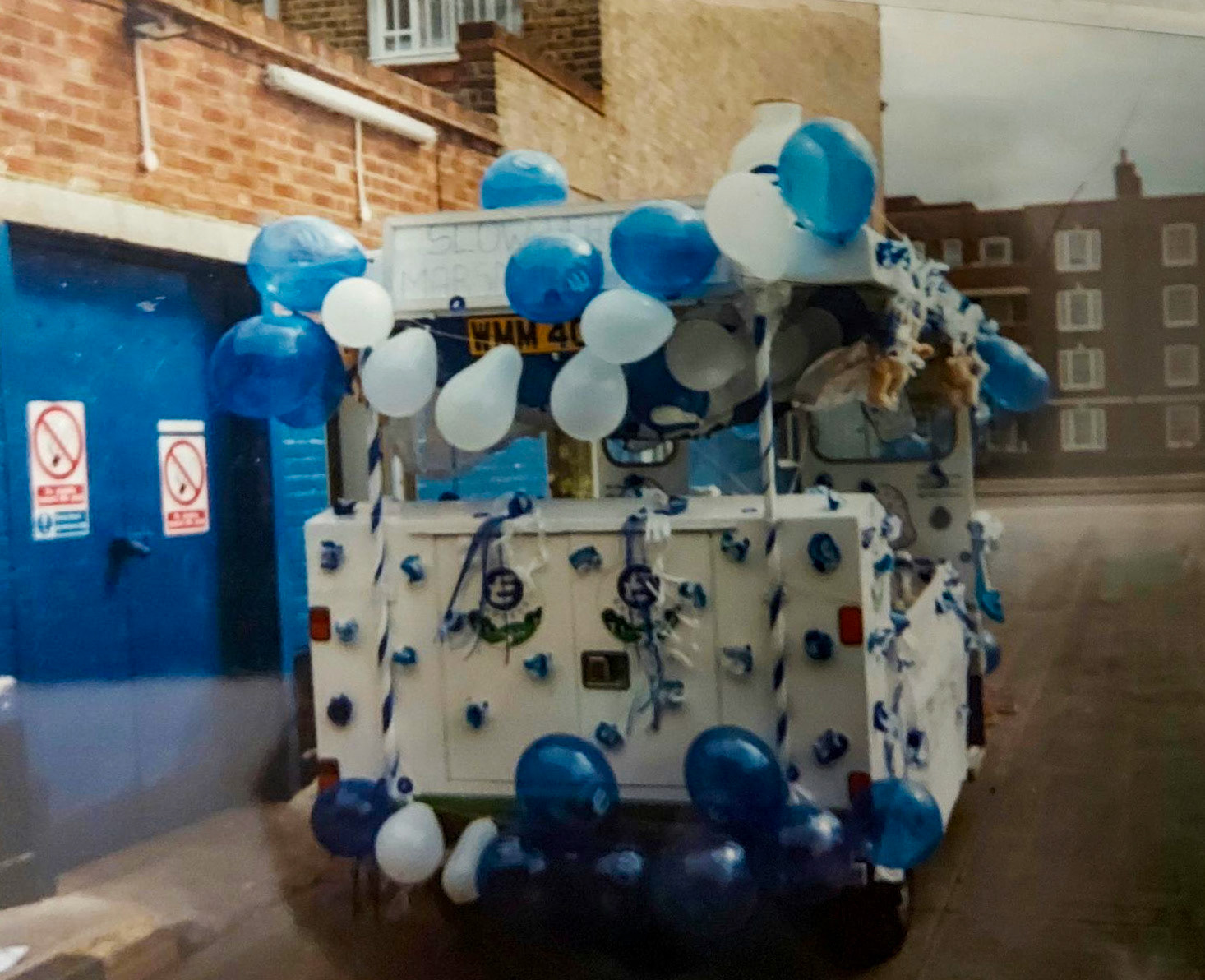 1990 Morden Depot raise £4000 for the Royal Marsden Hospital, organised by Peter Nye  (Courtesy Carole McCluskey)