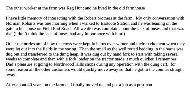 2024 Memories of Joel Street Farm, by John Stonehill Page 4