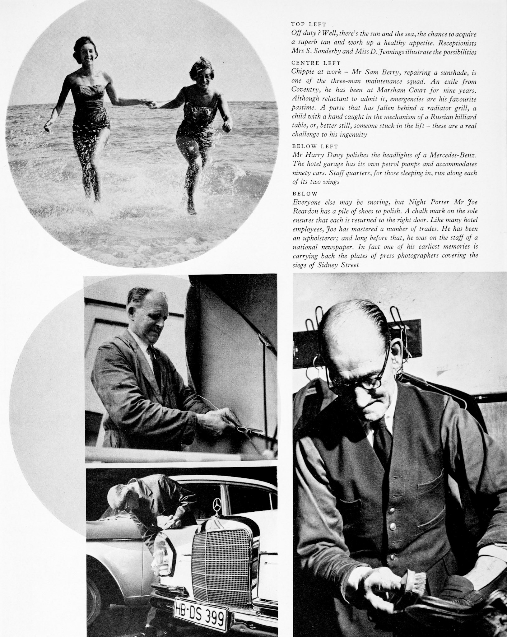 1961 Marsham Court Hotel, Bournemouth feature article. (Express News Autumn)