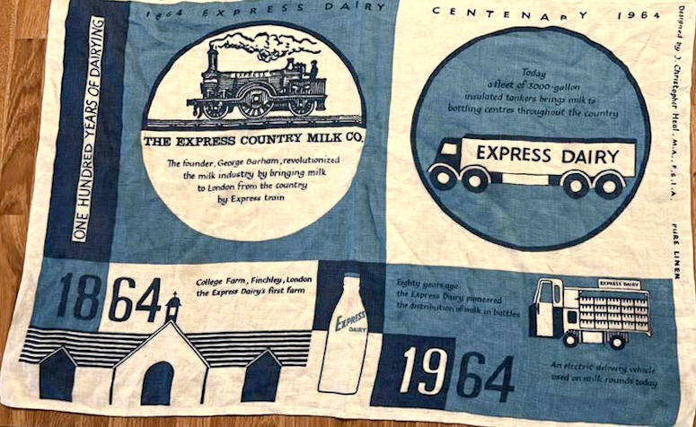 1964 Centenary Tea Towel (Courtesy Peter Soole)