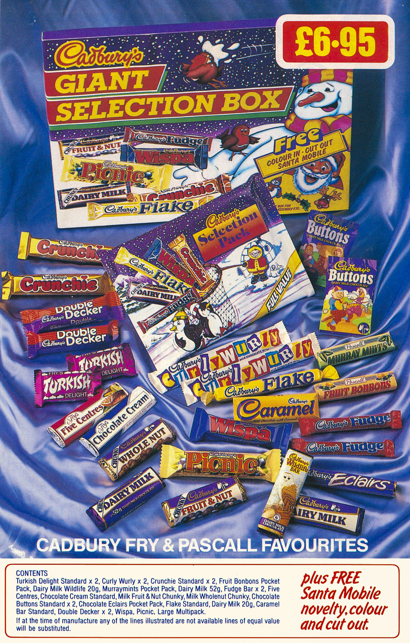 1989 Christmas Chocolates leaflet (Courtesy Paul Luke)