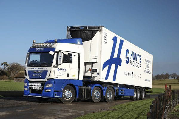 2024 Hunt's Frozen Foods truck. (Courtesy www.huntsfoods.co.uk)