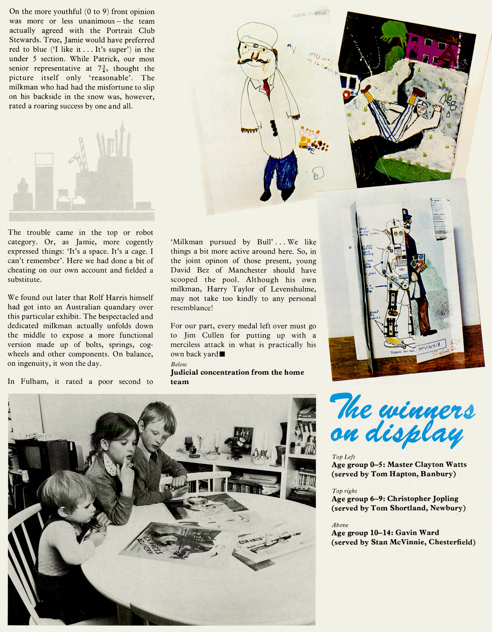 1978 'Paint your Milkman' competition. (Express News Summer)